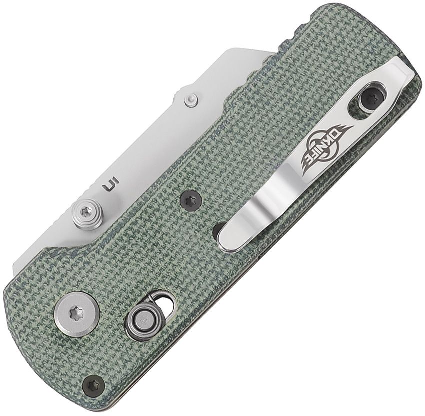 OKNIFE U1 Green Micarta Folding Utility Knife | Replaceable Blade