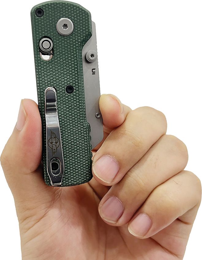 OKNIFE U1 Green Micarta Folding Utility Knife | Replaceable Blade