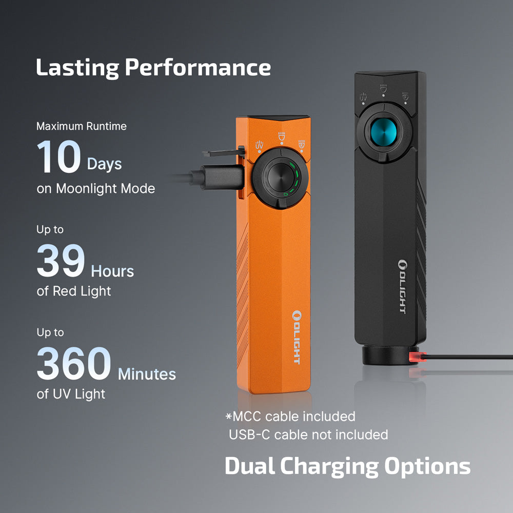 Olight ArkPro Lite | Orange | Rechargeable EDC Flashlight