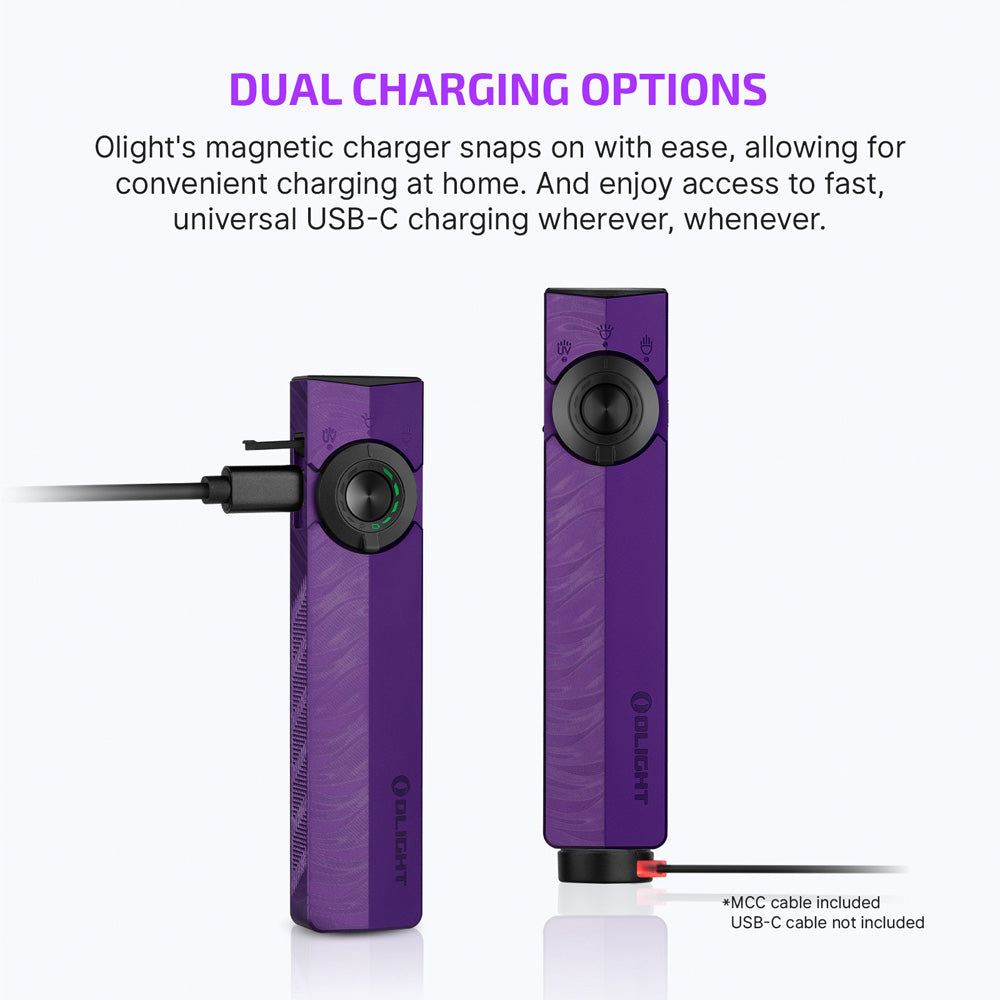 Olight ArkPro | Nebula Violet | Rechargeable EDC Flashlight