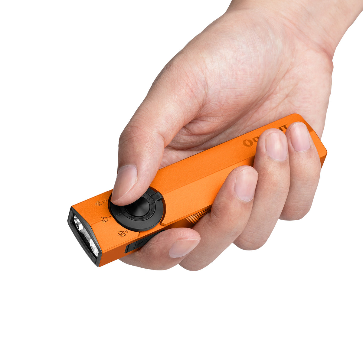 Olight ArkPro | Orange CW | Flood + Spot + UV + Green Beam EDC Light