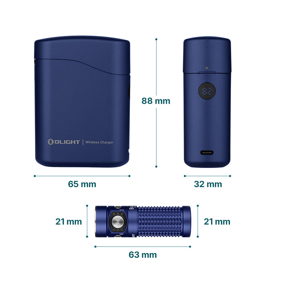Olight Baton 4 Premium | Regal Blue | 1300 Lumen Rechargeable Flashlight