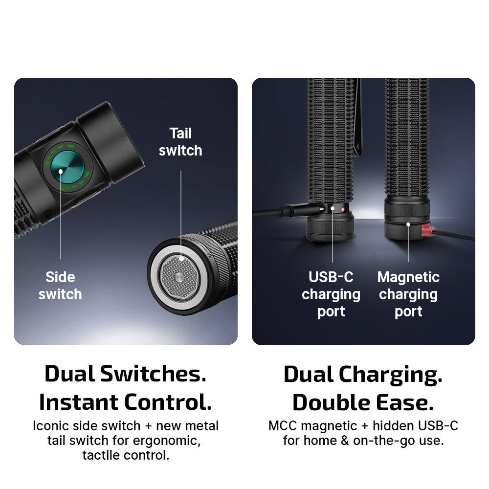 Olight Baton 4 Pro | Lightning CW | 1500 Lumen Rechargeable EDC Flashlight