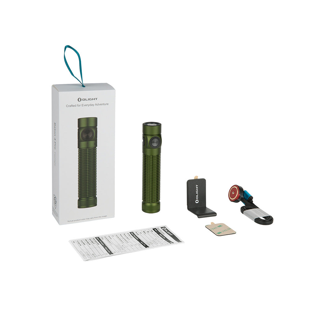 Olight Baton 4 Pro – OD Green | 1500 Lumen Rechargeable Edc Flashlight