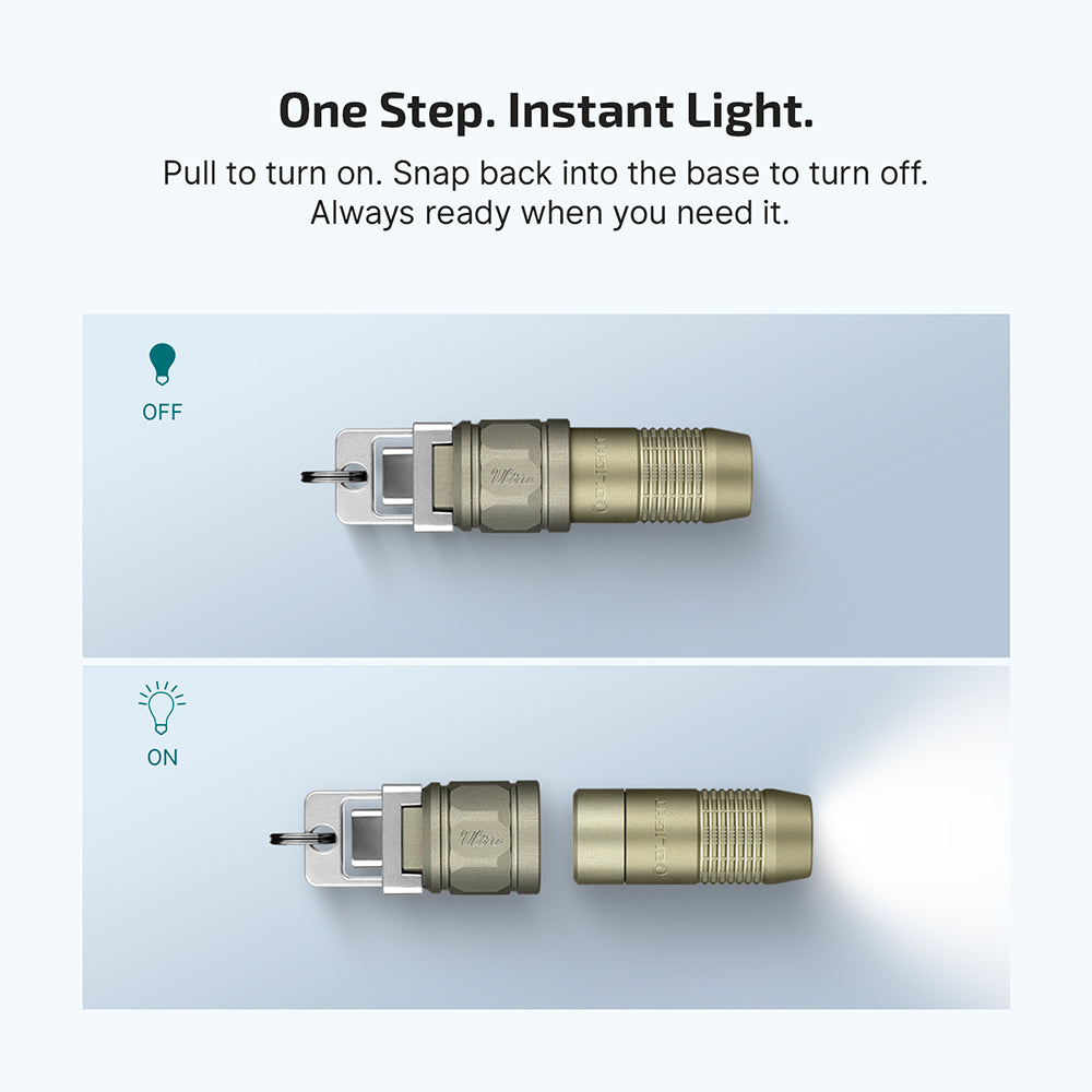 Olight iUltra OAL | Rechargeable Keychain Flashlight
