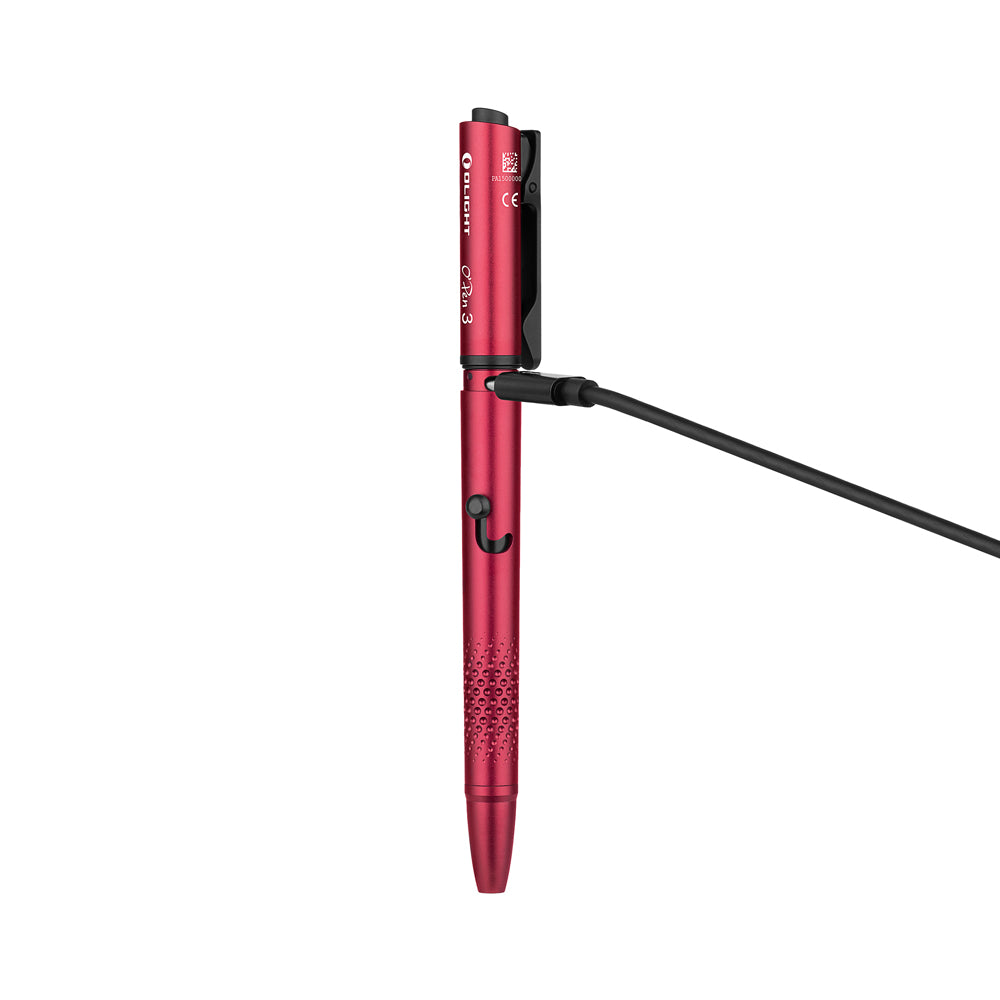 Olight O'Pen 3 | Wine Red | Rechargeable Multifunction Penlight