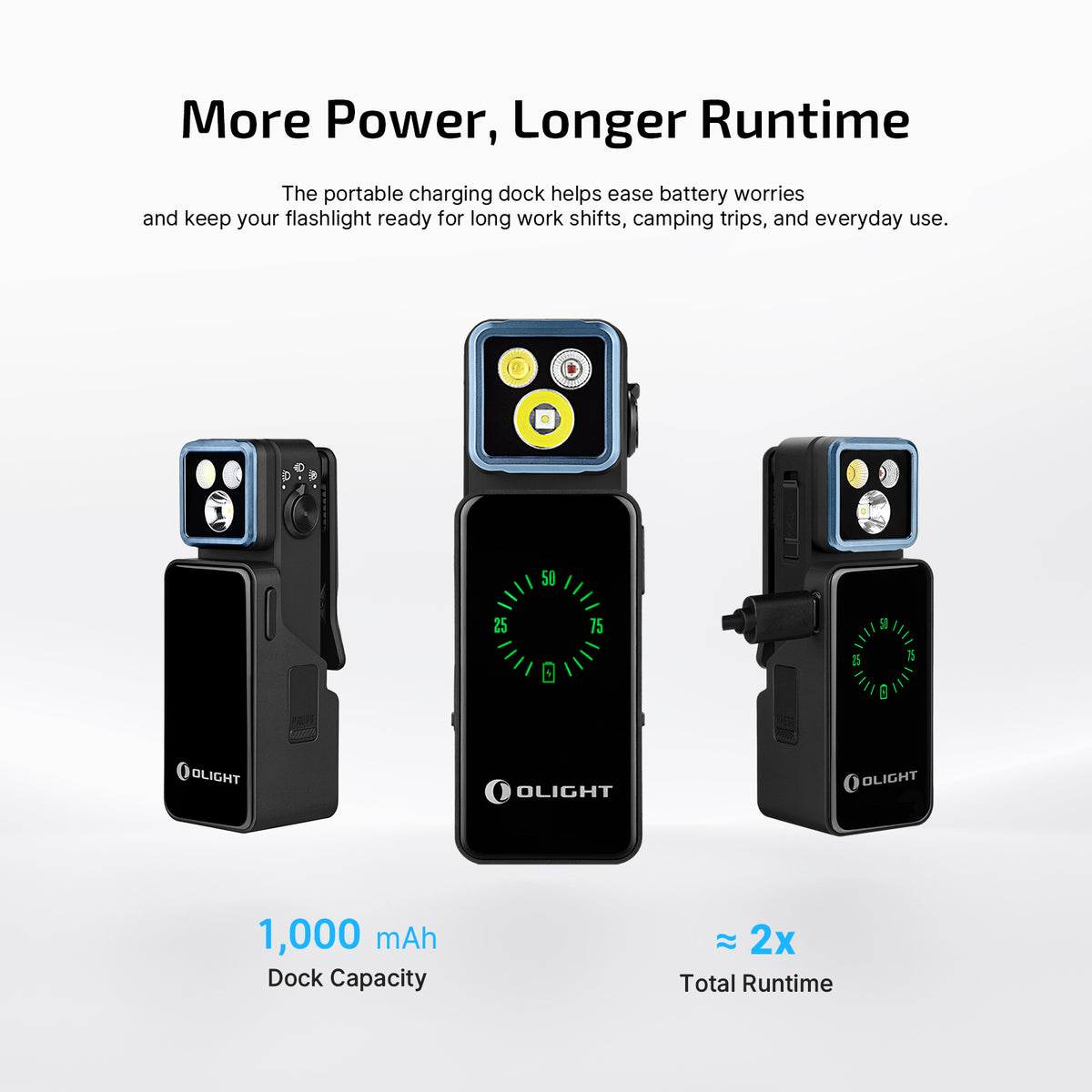 Olight Oclip 2 Pro Premium | Black | Mobile Charging Dock