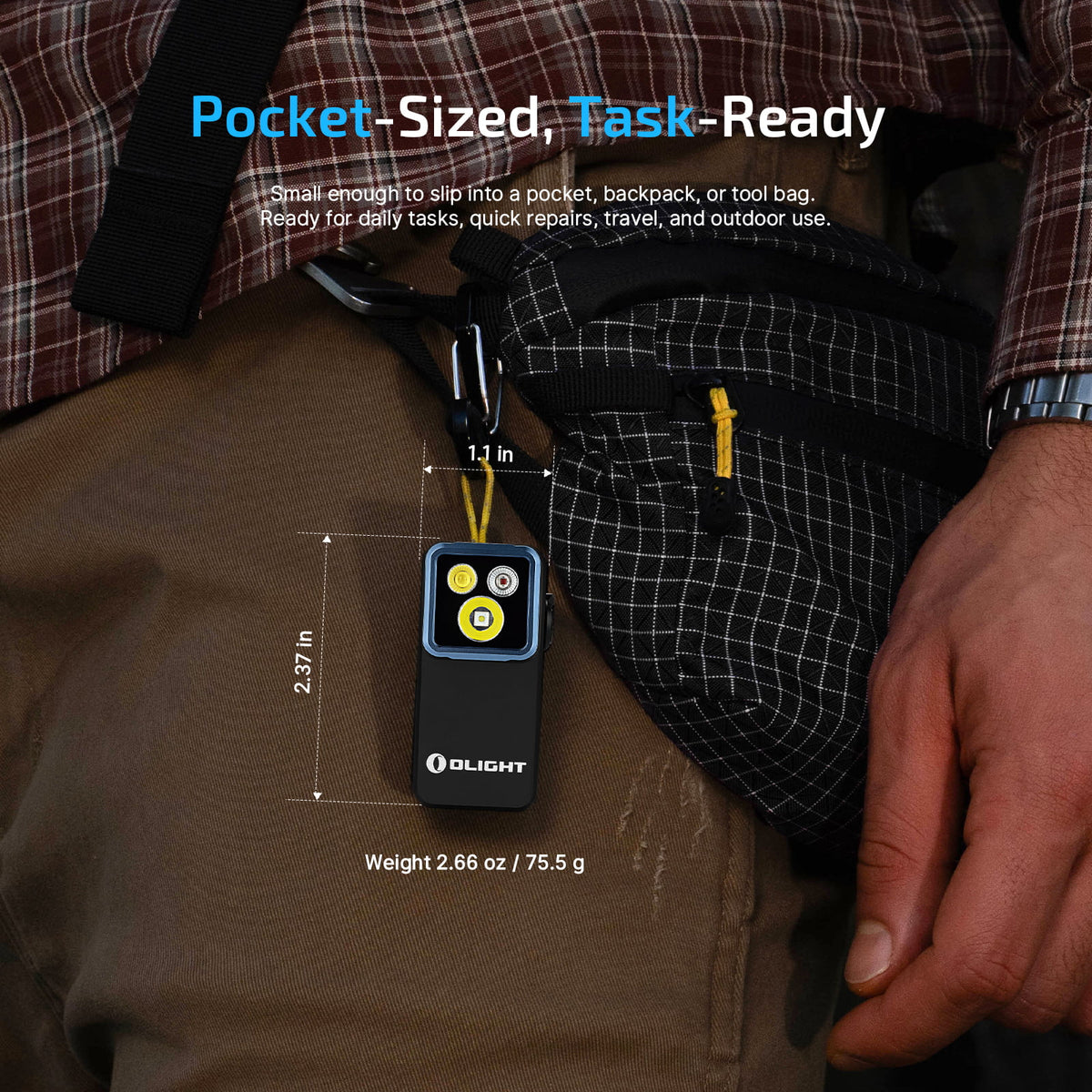 Olight Oclip 2 Pro Premium | Black | Mobile Charging Dock