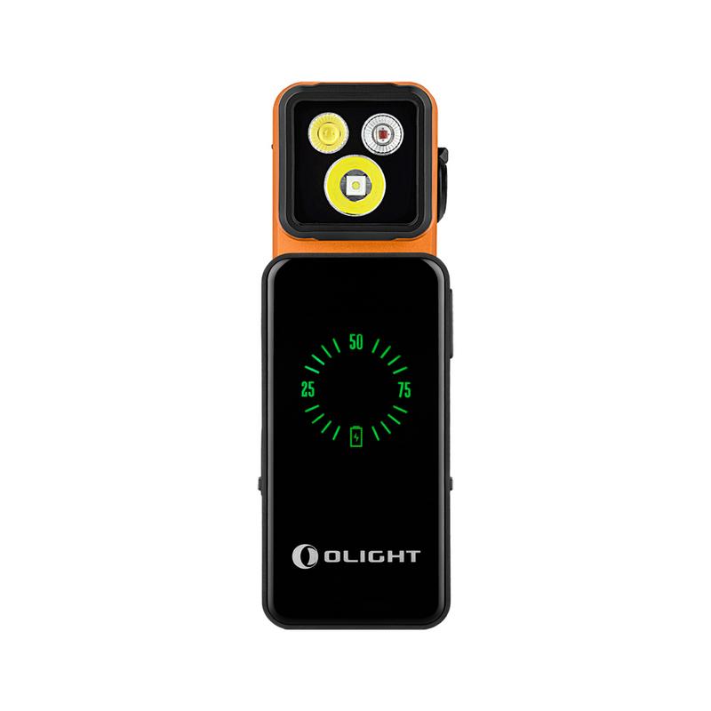 Olight Oclip 2 Pro Premium | Orange | Mobile Charging Dock