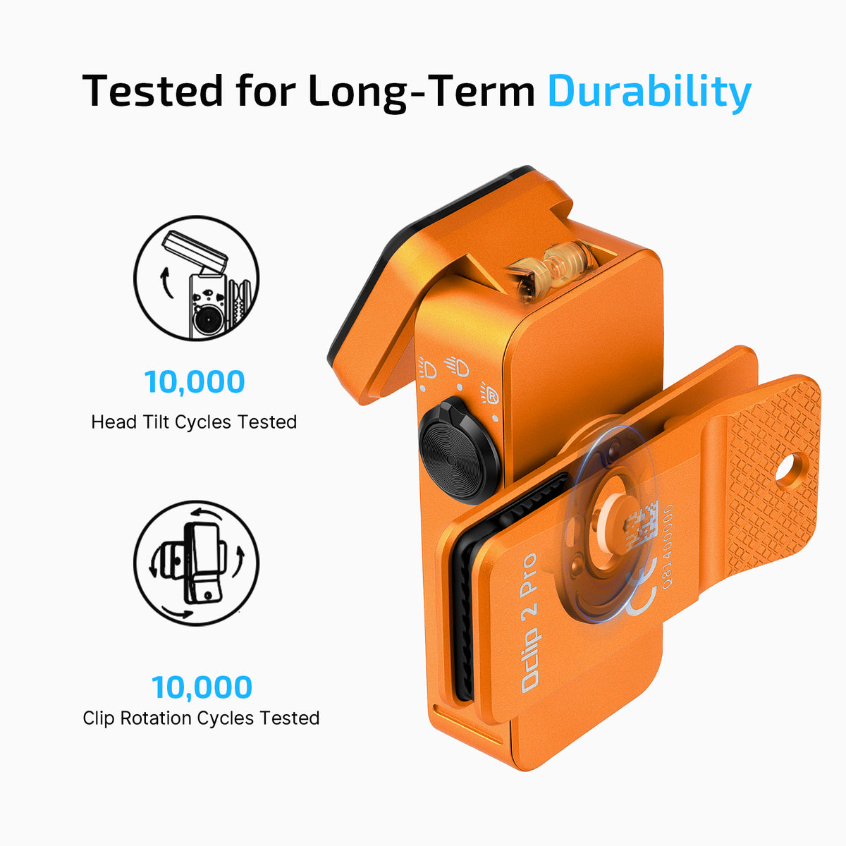 Olight Oclip 2 Pro Premium | Orange | Mobile Charging Dock