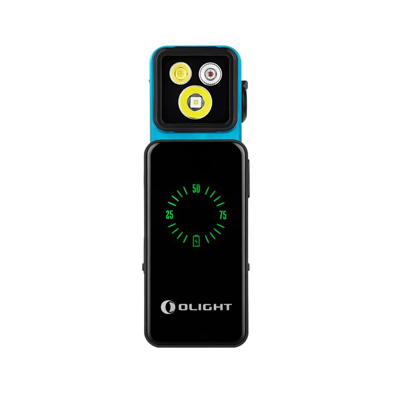 Olight Oclip 2 Pro Premium | Tidal Blue | Mobile Charging Dock
