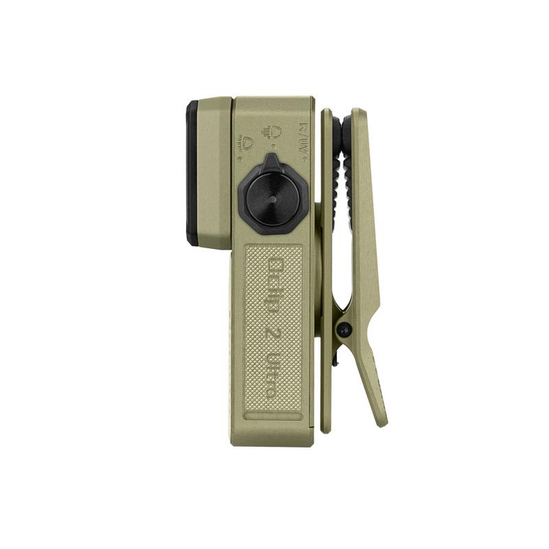 Olight Oclip 2 Ultra | Olive Green | Flood + Spot + Red + UV Clip Light