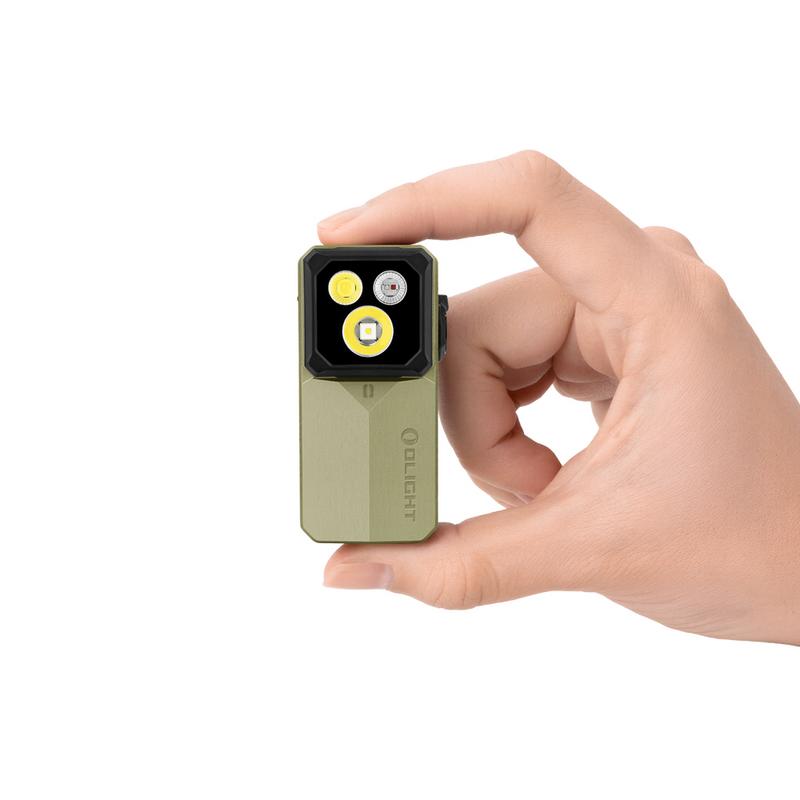 Olight Oclip 2 Ultra | Olive Green | Flood + Spot + Red + UV Clip Light