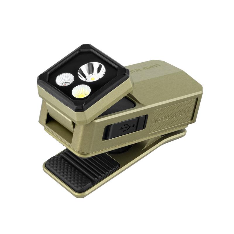 Olight Oclip 2 Ultra | Olive Green | Flood + Spot + Red + UV Clip Light