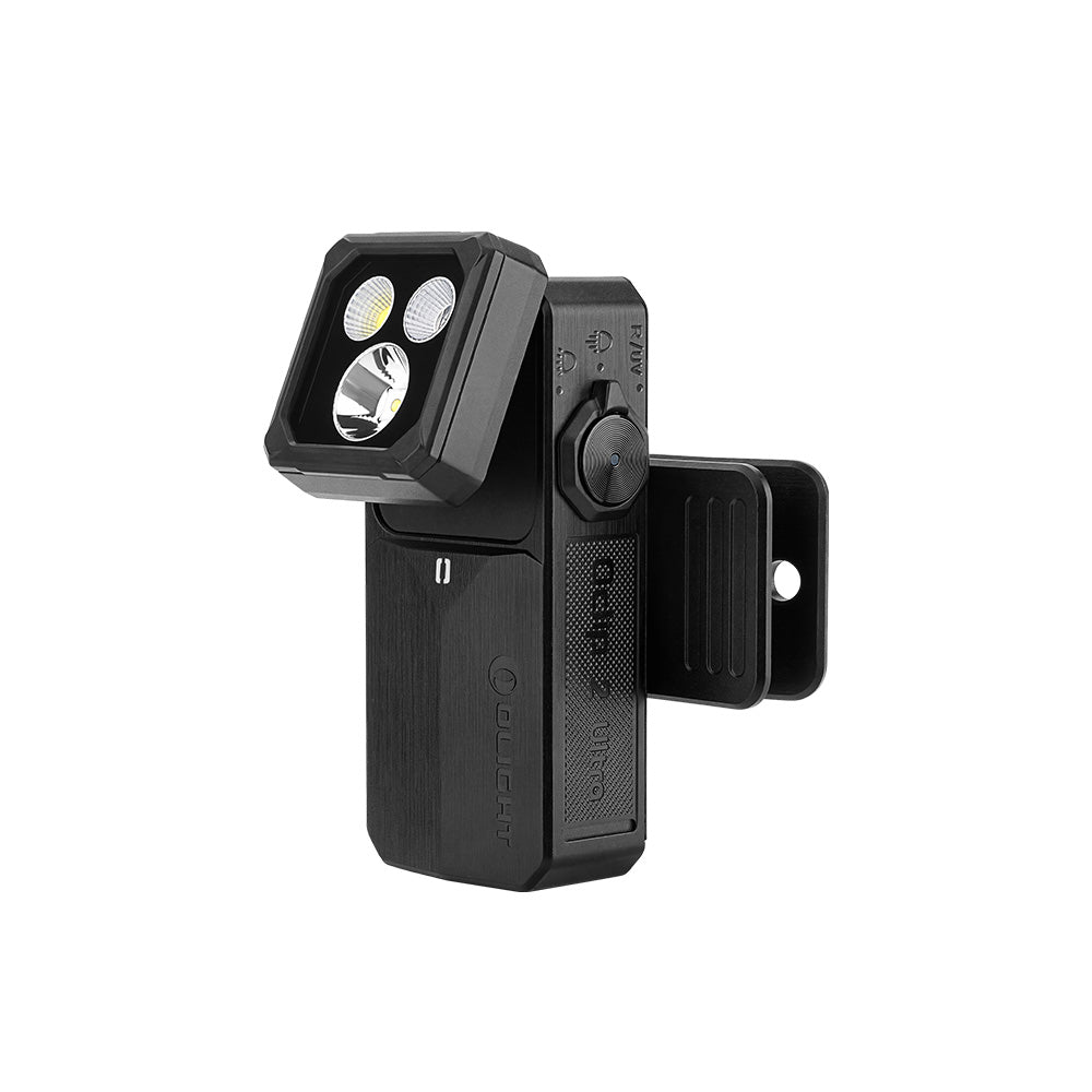 Olight Oclip 2 Ultra | Onyx Black | Flood + Spot + Red + UV Clip Light