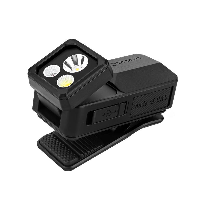 Olight Oclip 2 Ultra | Onyx Black | Flood + Spot + Red + UV Clip Light