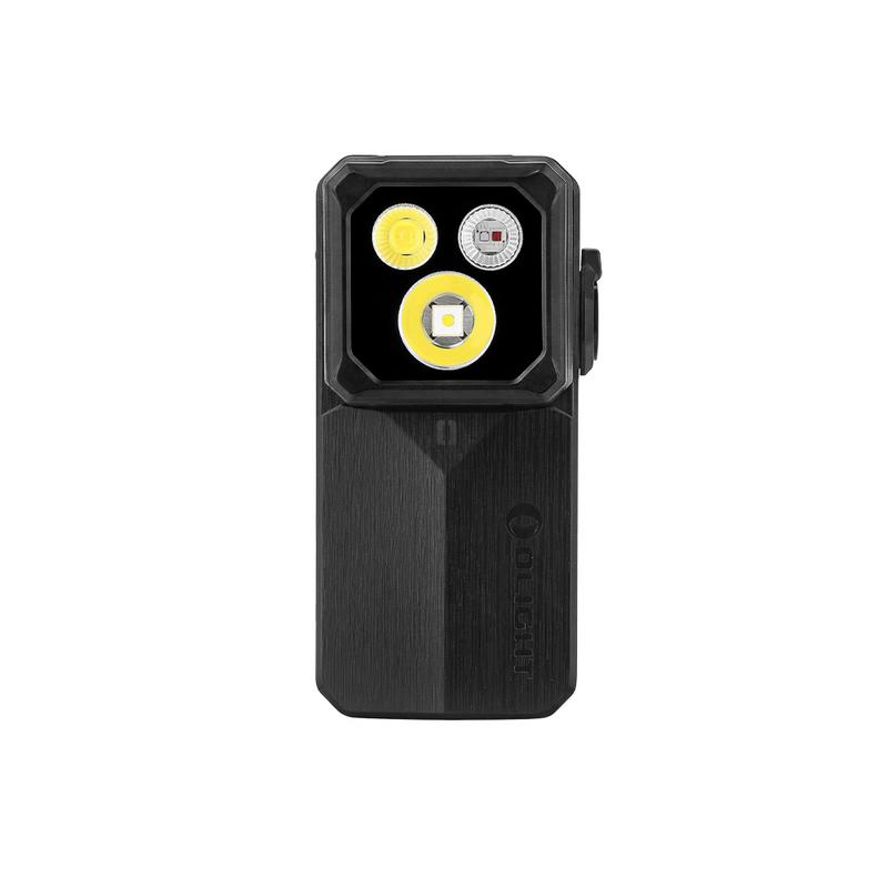 Olight Oclip 2 Ultra | Onyx Black | Flood + Spot + Red + UV Clip Light