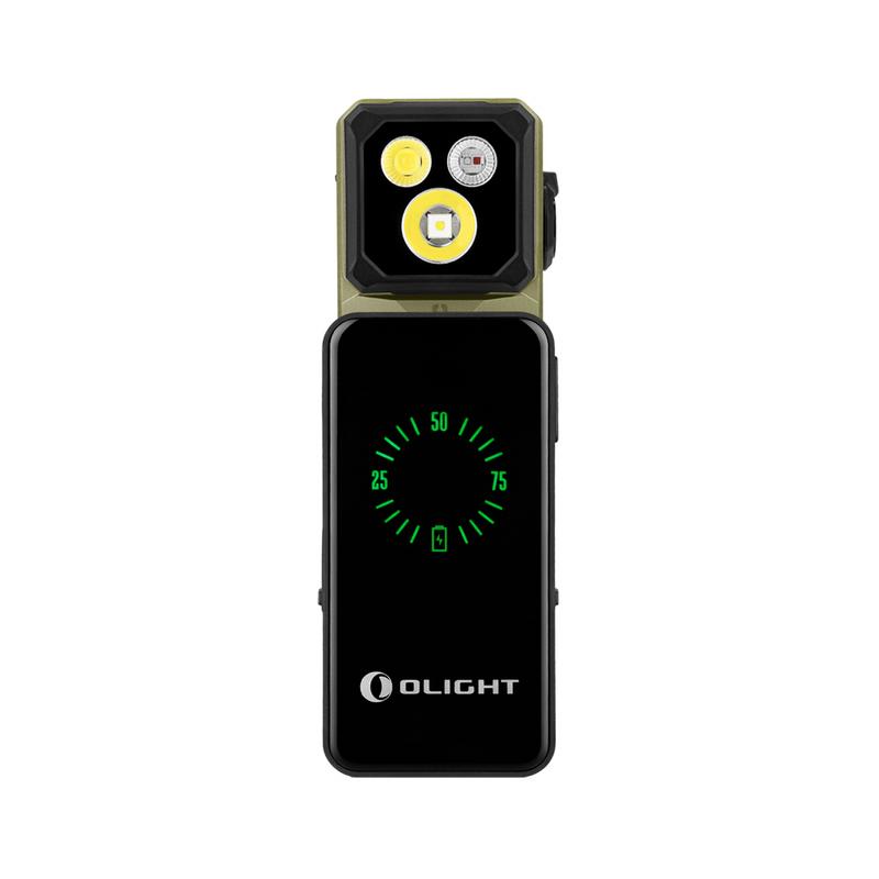 Olight Oclip 2 Ultra Premium | Olive Green | Mobile Charging Dock