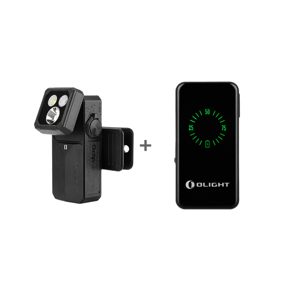 Olight Oclip 2 Ultra Premium | Onyx Black | Mobile Charging Dock