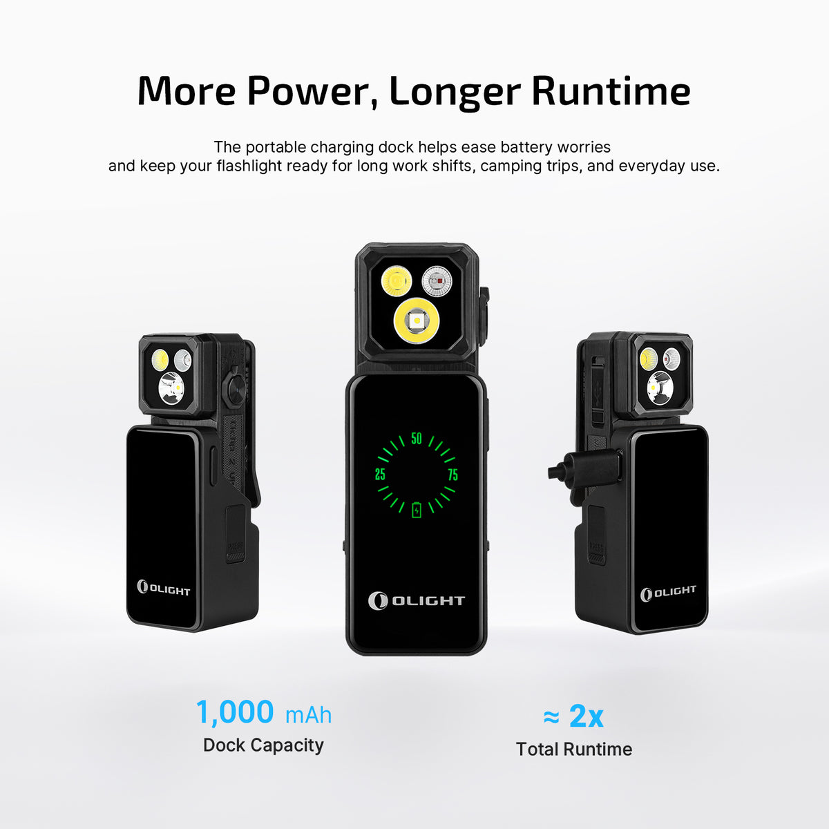 Olight Oclip 2 Ultra Premium | Onyx Black | Mobile Charging Dock