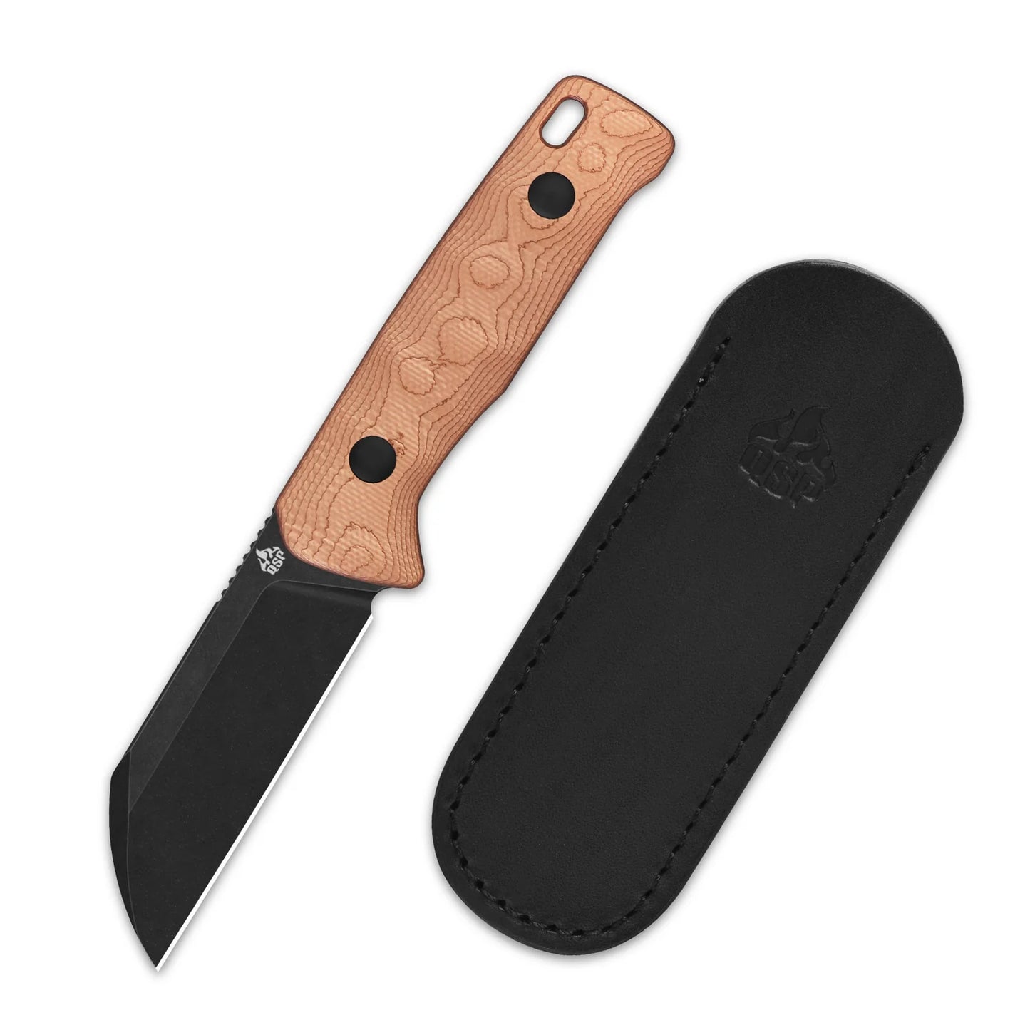 QSP Baby Penguin | Copper Foil G10 | 14C28N Fixed Blade