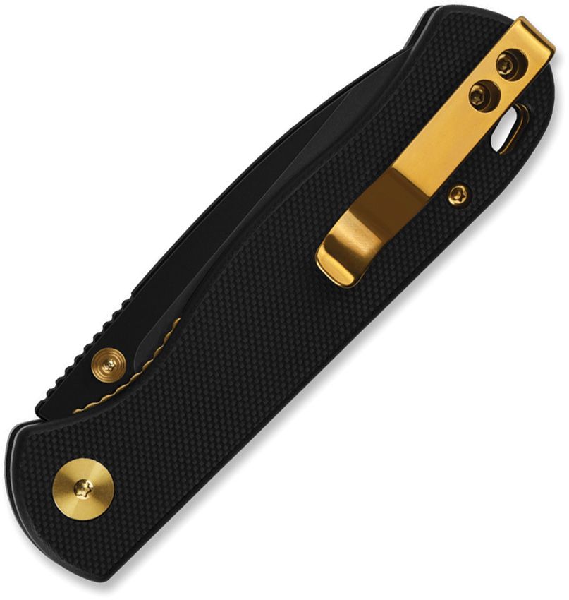 QSP Ferret | Black Nitro-V & Black G-10 Liner Lock Knife