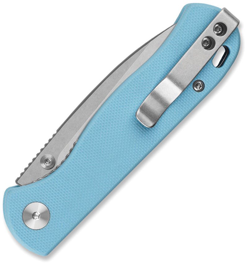 QSP Ferret | Nitro-V & Sky Blue G-10 Liner Lock Knife