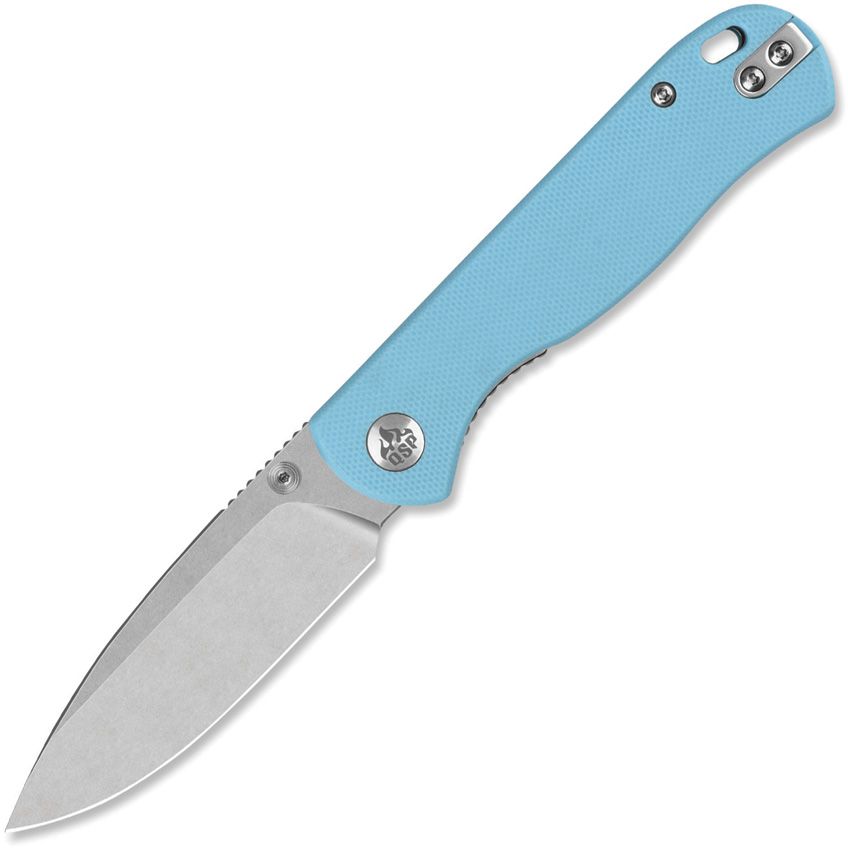 QSP Ferret | Nitro-V & Sky Blue G-10 Liner Lock Knife