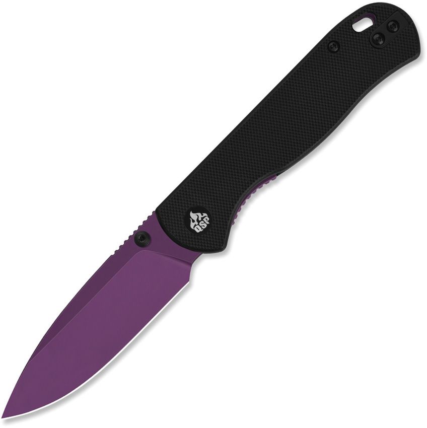 QSP Ferret | Purple Nitro-V & Black G-10 Liner Lock Knife