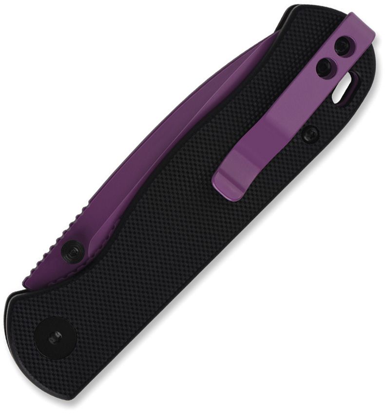QSP Ferret | Purple Nitro-V & Black G-10 Liner Lock Knife