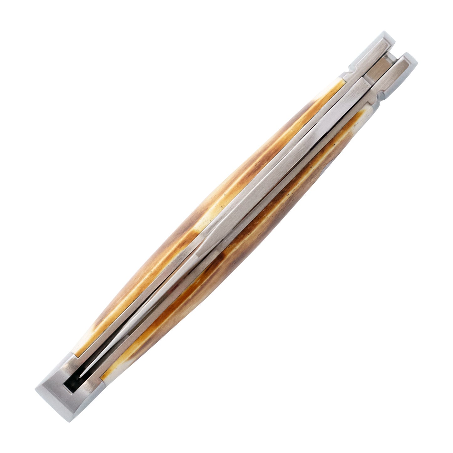 RoseCraft Cumberland River Coke Bottle | Toasted White Bone | 14C28N Slip Joint