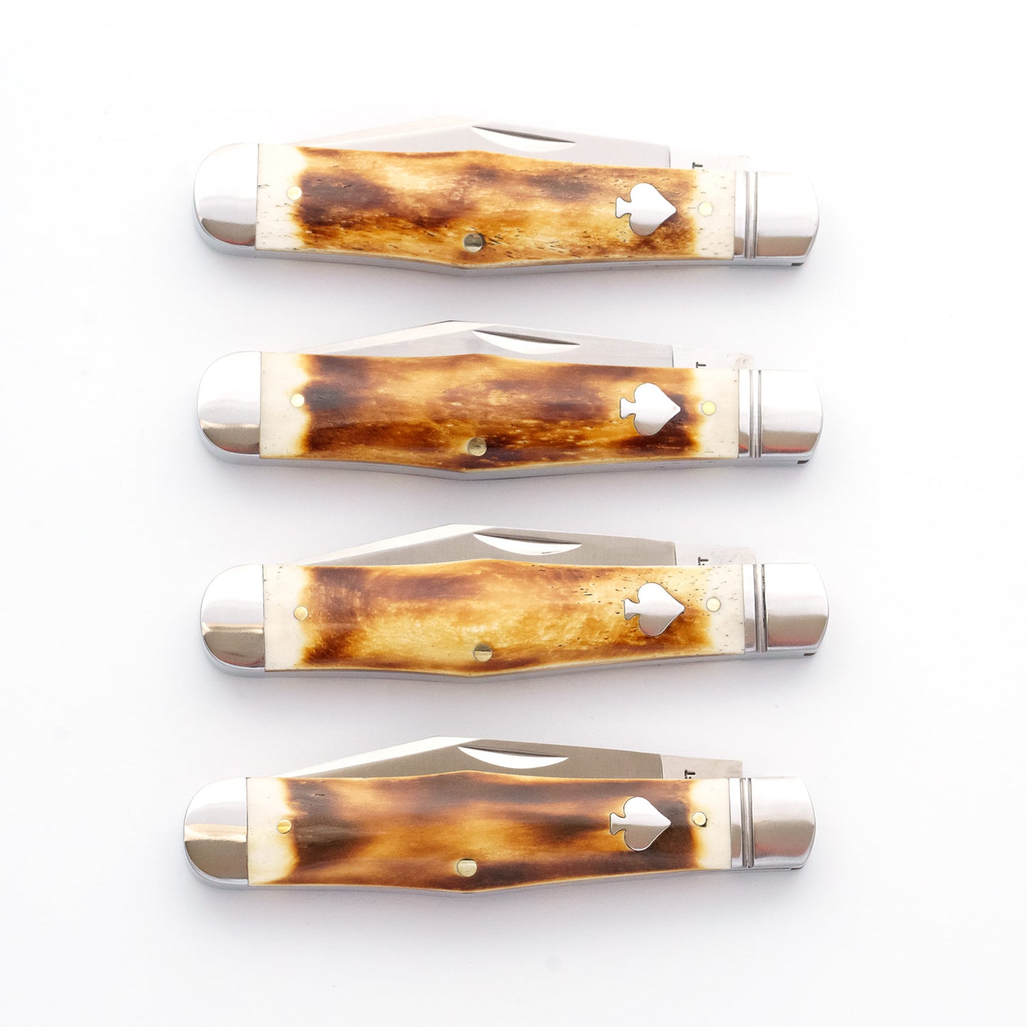 RoseCraft Cumberland River Coke Bottle | Toasted White Bone | 14C28N Slip Joint