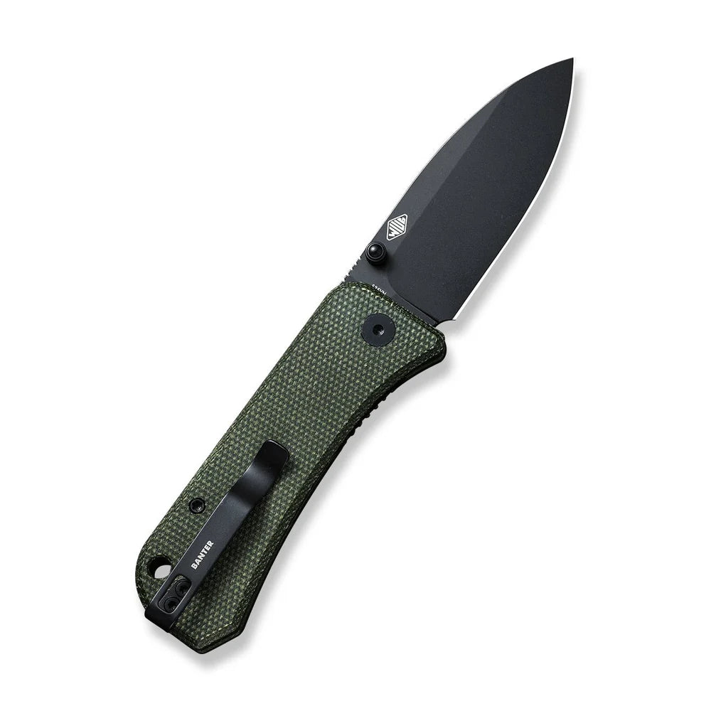 Weknife Banter | Green Micarta + S35Vn