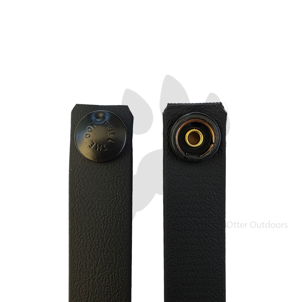 Wizard Forge Soft Loops | Biothane Belt Straps for Kydex Sheaths | Black