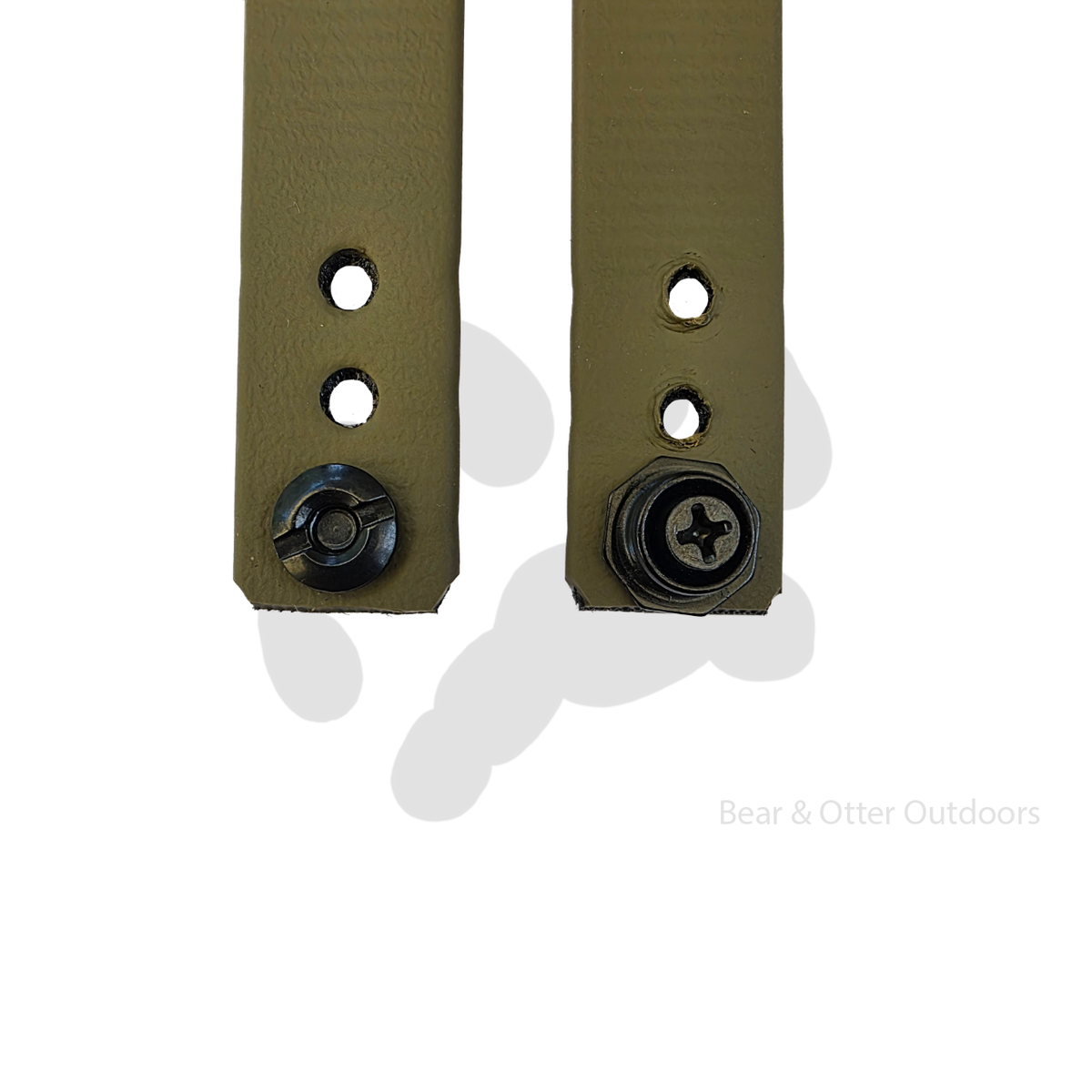 Wizard Forge Soft Loops | Biothane Belt Straps for Kydex Sheaths | FDE