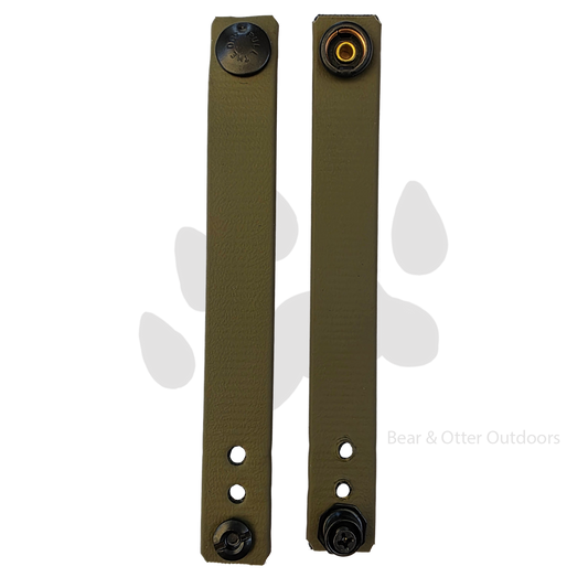 Wizard Forge Soft Loops | Biothane Belt Straps for Kydex Sheaths | FDE