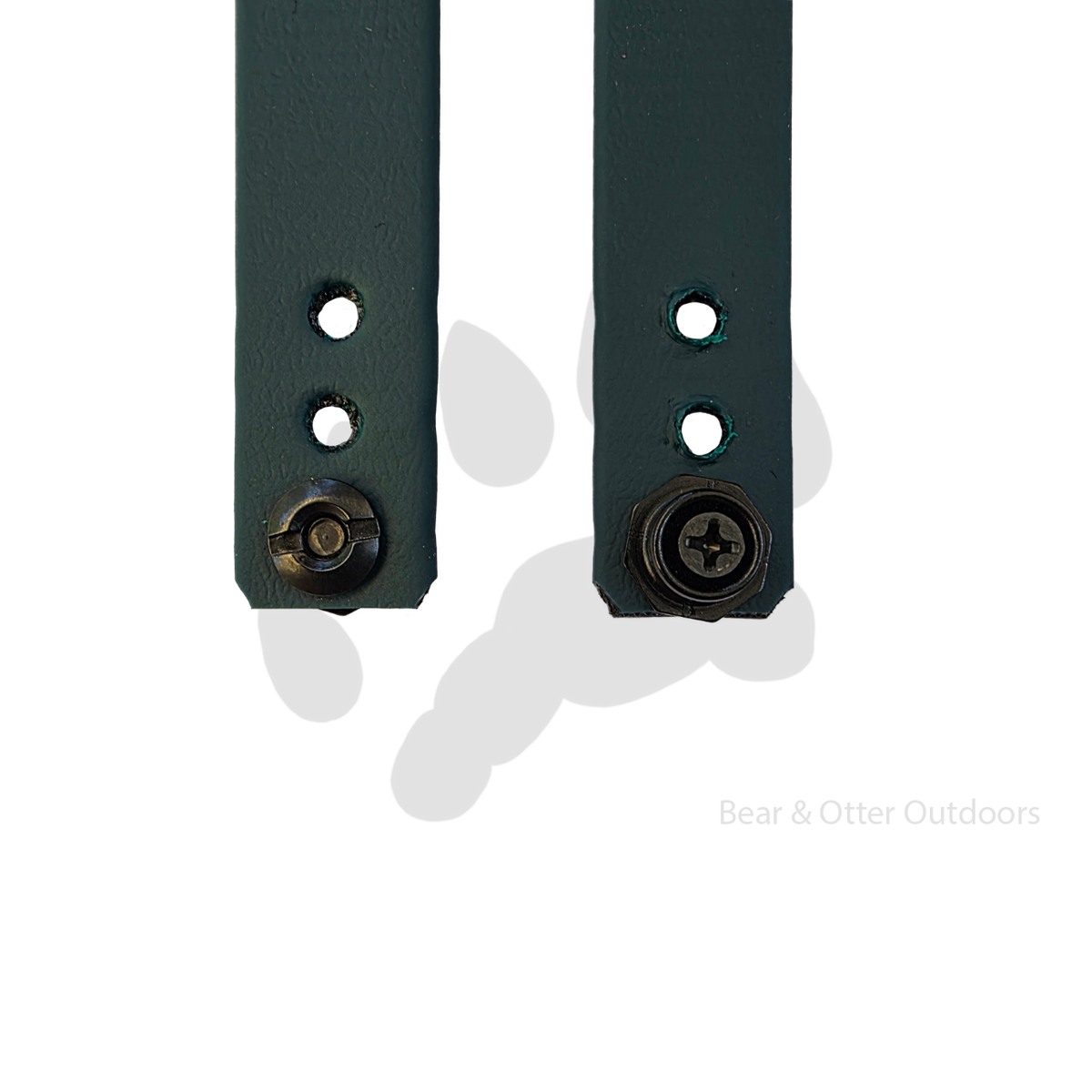 Wizard Forge Soft Loops | Biothane Belt Straps for Kydex Sheaths | Forest