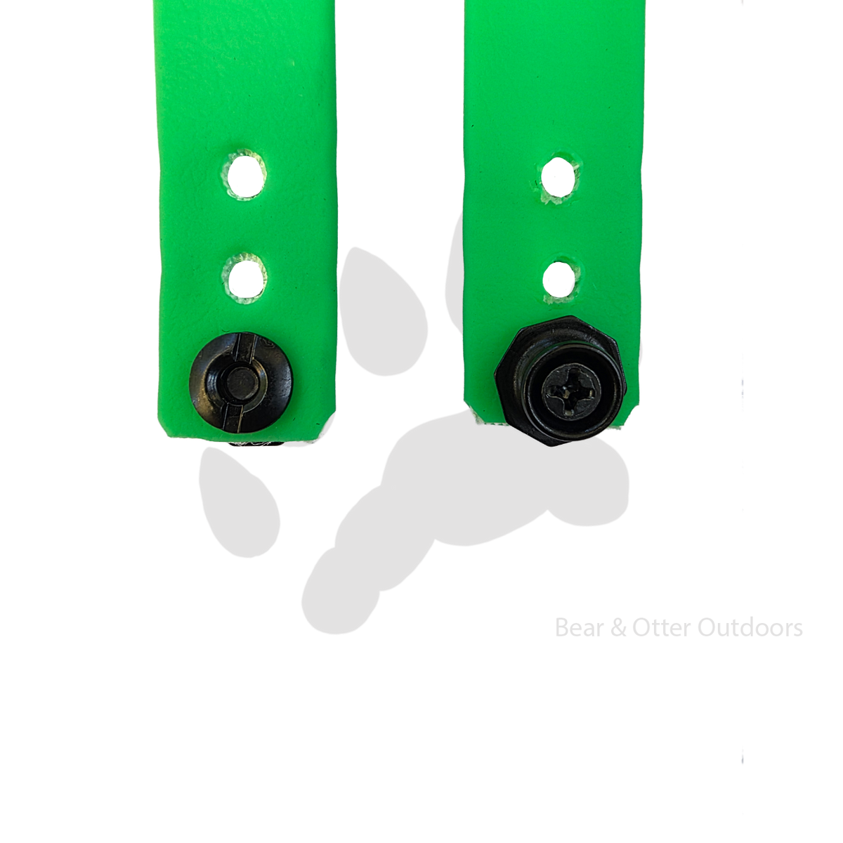 Wizard Forge Soft Loops | Biothane Belt Straps for Kydex Sheaths | Lime Green