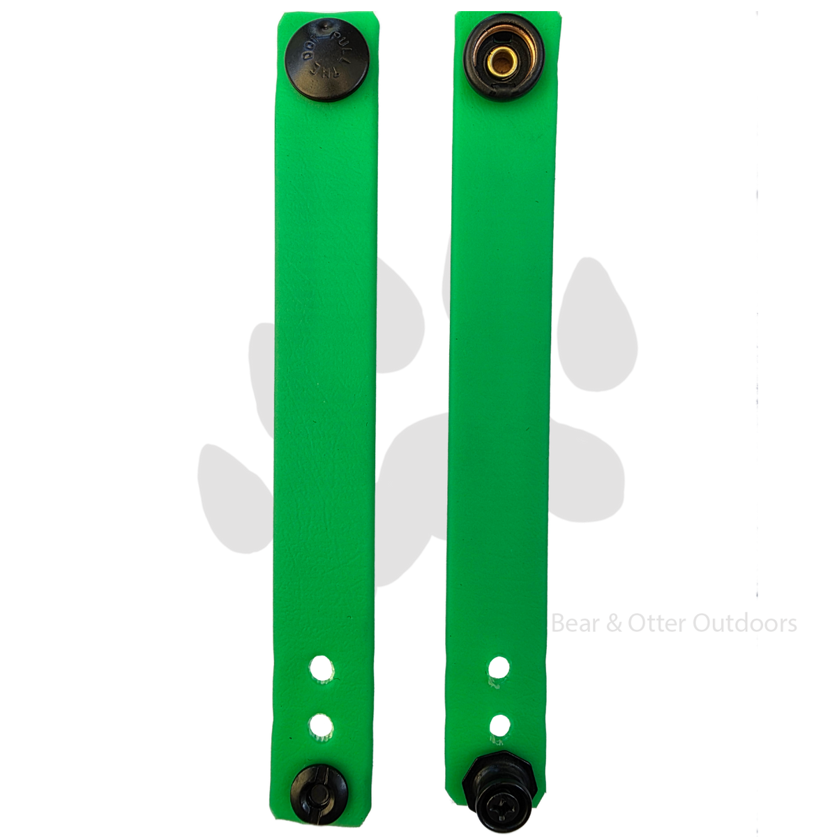 Wizard Forge Soft Loops | Biothane Belt Straps for Kydex Sheaths | Lime Green