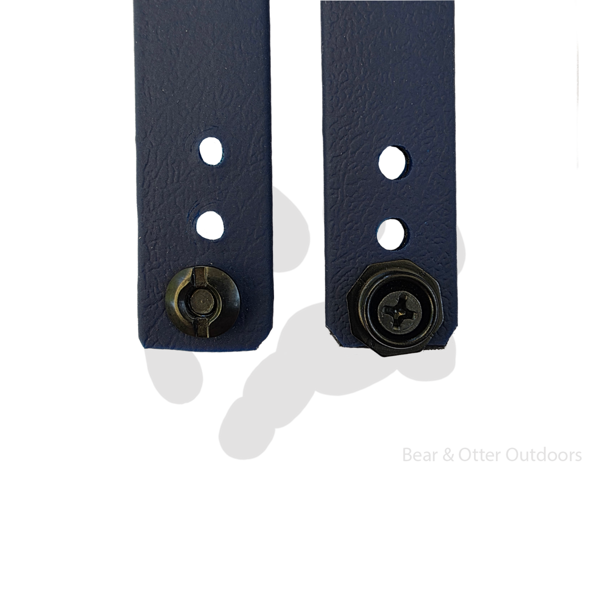 Wizard Forge Soft Loops | Biothane Belt Straps for Kydex Sheaths | Navy