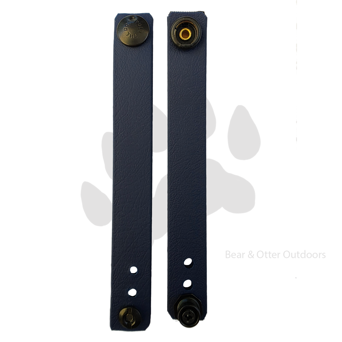 Wizard Forge Soft Loops | Biothane Belt Straps for Kydex Sheaths | Navy