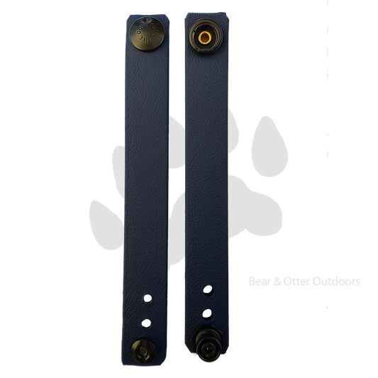 Wizard Forge Soft Loops | Biothane Belt Straps for Kydex Sheaths | Navy