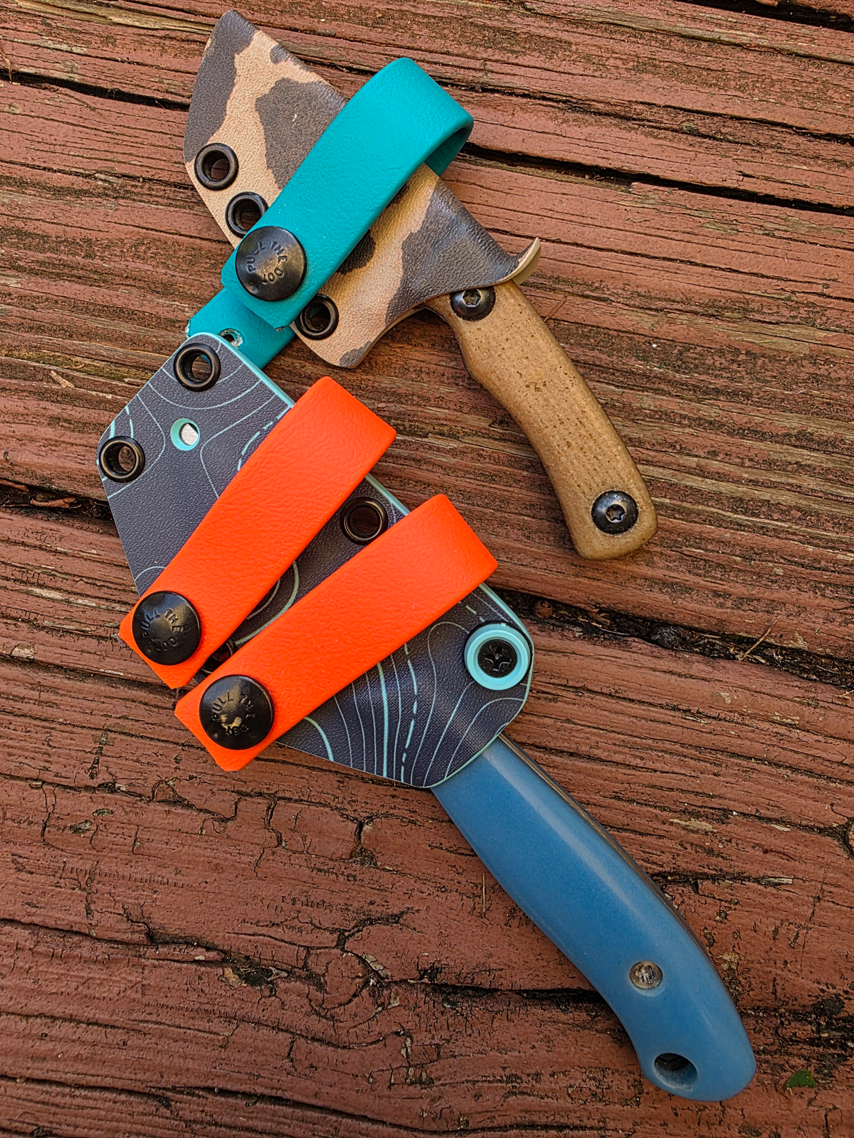 Wizard Forge Soft Loops | Biothane Belt Straps for Kydex Sheaths | Lime Green